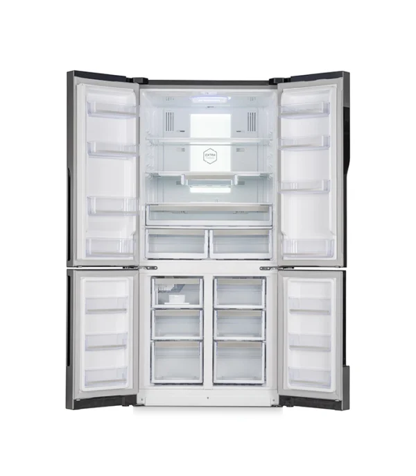 مشخصات یخچال فریزر ساید بای ساید چهار درب لئوکو مدل Quadro