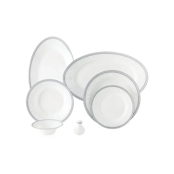 خرید سرویس چینی زرین 35 پارچه غذاخوری وایت رز