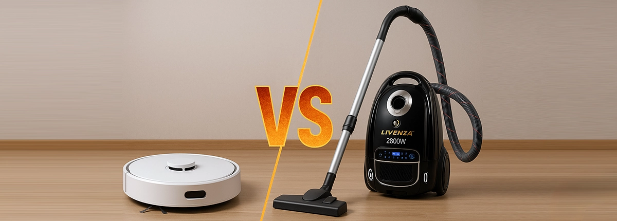 تفاوت جارو رباتیک و جارو ساده