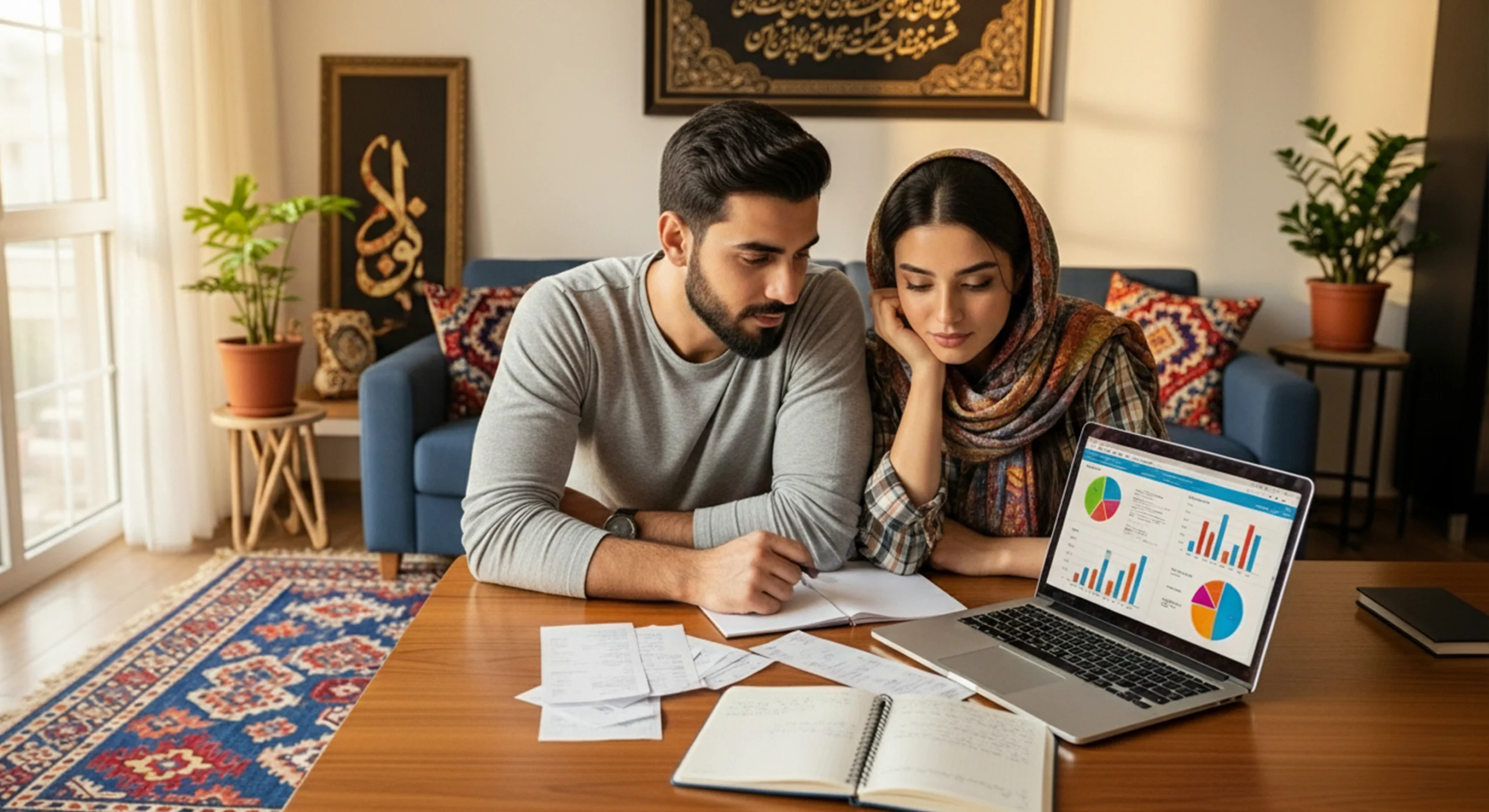 برسی وضعیت مالی و بودجه بندی خرید جهیزیه