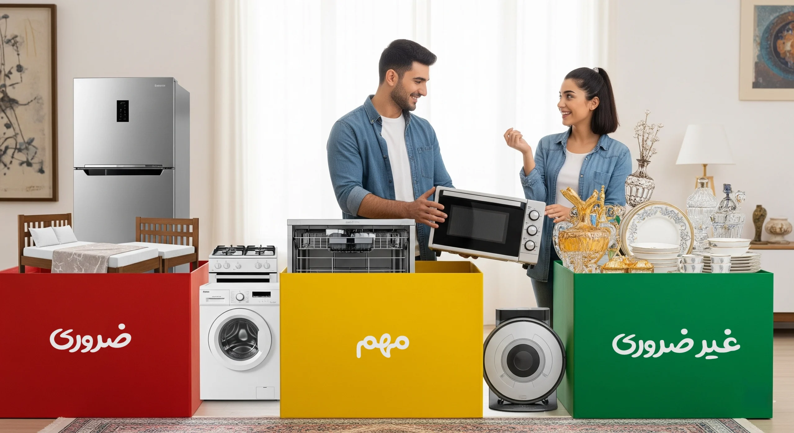 راهنمای کامل بودجه‌بندی برای شروع خرید جهیزیه